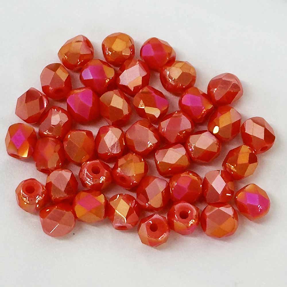 Fiasrel 20pcs DIY Handmade Beaded Accessories Glass Plated Color Loose Beads for Bracelet Necklace Jewelry Making