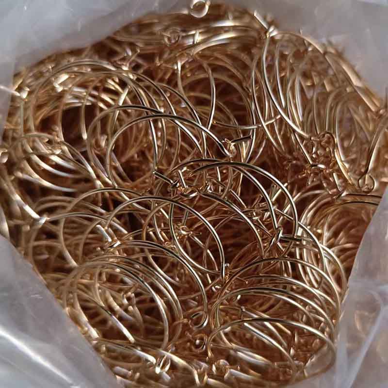 Fiasrel 50pcs Hypoallergenic DIY Jewelry Earring Making Supplies Kit Pure Titanium Earrings Hooks Wine Glass Ring Charms Goblet Drink Glass Charms