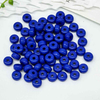 Fiasrel 50pcs Handmade Jewelry Accessories Solid Colored Acrylic Millet Loose Beads