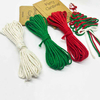 Fiasrel Christmas Thread Kit: 3mm 10/20Yards Fiasrel Cotton Cord DIY Handmade Cotton Rope Decoration Cotton Thread