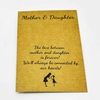 Fiasrel 20/50/100pcs Mother Daughter Bracelet Cards