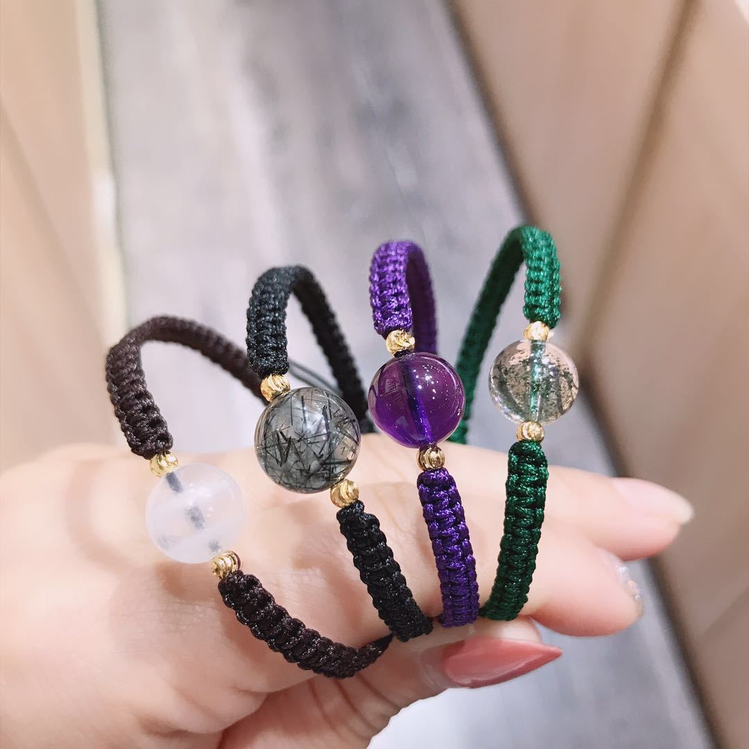 Fiasrel Braided 12 Zodiac Energy Month Birthday Jewelry Gift Bracelets for Women Men