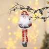 Fiasrel 1/4pcs Christmas Snowman Animal Toys Santa Claus Snowman Reindeer-Christmas Plush Dolls Christmas Tree Decorations