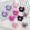 Fiasrel 10pcs Alloy Painted Metal Fashion Beadss Small Cyclops Charms Beads for DIY Jewelry Making