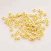 Fiasrel 50pcs Gold-filled Loose Beads Accessories DIY Handmade Triangle Bracelet Beaded Spacer for Jewelry Making