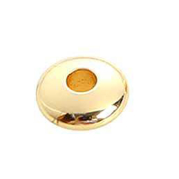 Fiasrel 50pcs Jewelry Findings Loose Disc Beads DIY Jewelry Accessories Brass Loose Spacer Beads