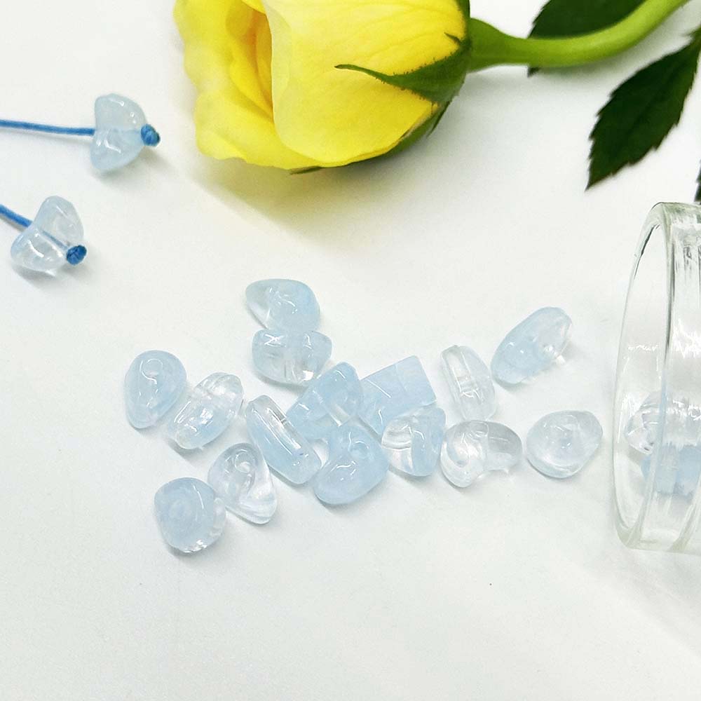 Fiasrel 100pcs Fashion Jewelry Pendants Charms Colored Acrylic Loose Beads