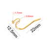 Fiasrel 10/50pcs/lot DIY Material Accessories Metal Earring Parts Buckle Jewelry Findings Earrings Hook for Jewelry Making Supplies