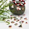 Fiasrel 15-20mm 15/30/48/100pcs Alloy DIY Christmas Charm Pendant Set-Christmas Hat Tree Bear Snowmen Deer Snowflakes Pendants for DIY Jewelry Making Necklaces Bracelets Earrings Crafts Supplies