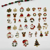 Fiasrel 15-20mm 15/30/48/100pcs Alloy DIY Christmas Charm Pendant Set-Christmas Hat Tree Bear Snowmen Deer Snowflakes Pendants for DIY Jewelry Making Necklaces Bracelets Earrings Crafts Supplies