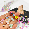 Fiasrel 100/500pcs Fluorescent Acrylic Alphabet Beads for Making Bracelet Necklace Earrings Keychain Jewelry Accessories