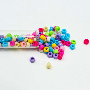 Fiasrel Festive Christmas Themed 6*9mm Acrylic Beads for DIY Jewelry Making - Necklace & Bracelet Crafting Supplies