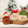 Fiasrel 1pcs/3pcs Christmas Decorations Candy Christmas Eve Apple Bag Cartoon Felt Gift Bag