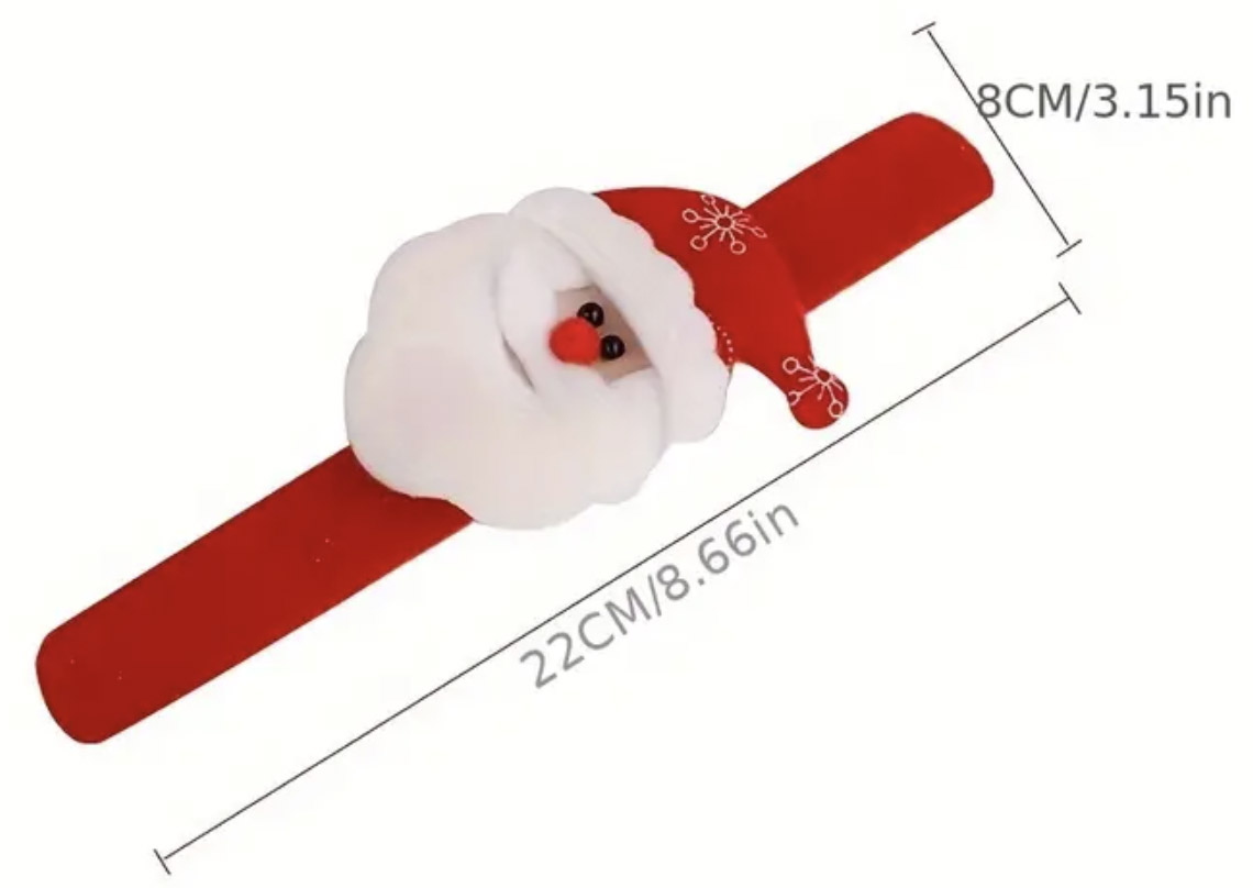 Fiasrel Christmas Slap Bracelets size for kids