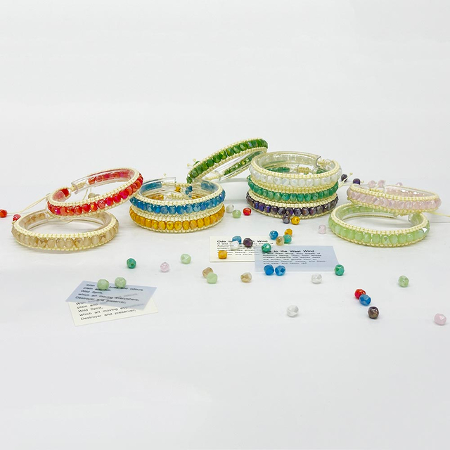 Fiasrel 10color Jewelry Handmade Woven Bead Adjustable Bracelet