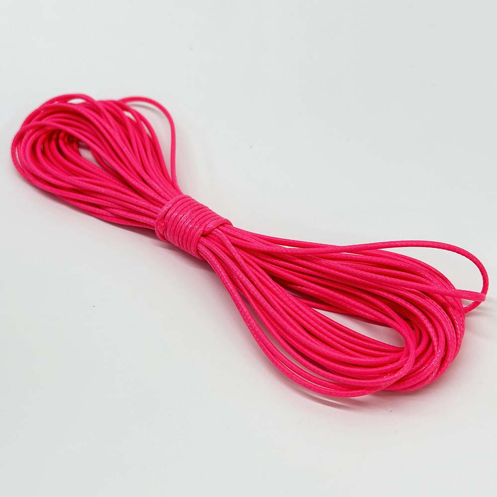 Fiasrel 0.5mm 0.8mm 1mm 1.5mm 10Yards/lot Waxed Cord Rope Waxed Thread Cord String Strap for Jewelry Making Handmade Craft Supplies