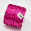 Fiasrel 10 Meters/Roll 2.5MM Nylon Chinese Knotting Silky Macrame Braided Satin Cord for DIY Handmade Bracelet Necklace Handwoven Jewelry Making Craft Supplies
