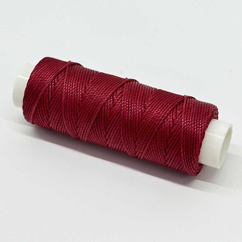 Fiasrel 0.55mm 32 Yards 43-Color Round Wax Thread Spool for Braided Bracelets Faux Leather Sewing Jewelry Making