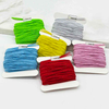 Fiasrel 6pcs 1mm Elastic String Cord Elastic Thread Beading String Cord for Jewelry Making Bracelets Beading DIY Sewing Hook Straps