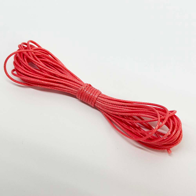 Fiasrel 1pc 5yards Waxed Cord Rope Polyester Thread String for DIY Jewelry Bracelet Necklace Making Craft Supplies 0.5/0.8/1.0/1.5/2mm