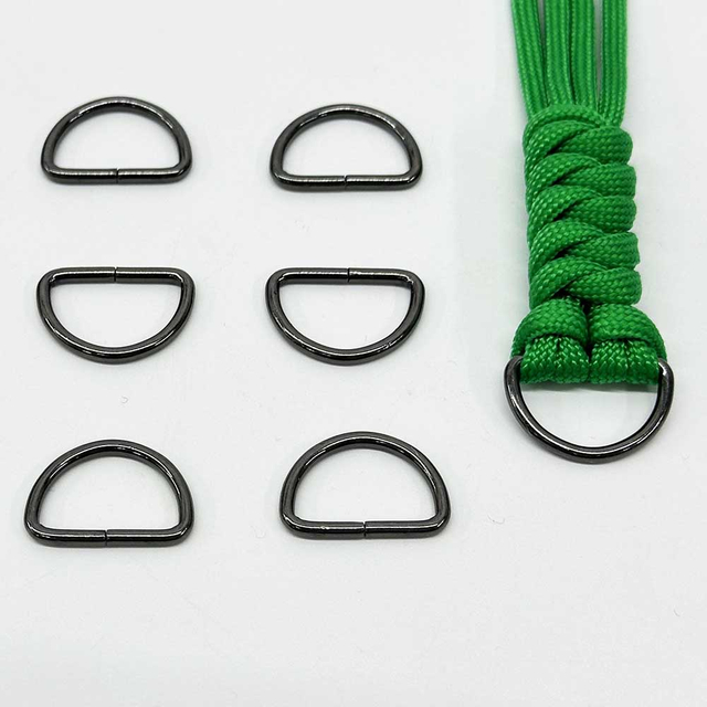 Fiasrel 10pcs Alloy D-Shaped Clasps Necklace Clasp Closures Bracelet Connector Clasps for Jewelry Making DIY Supplies Repair Kit