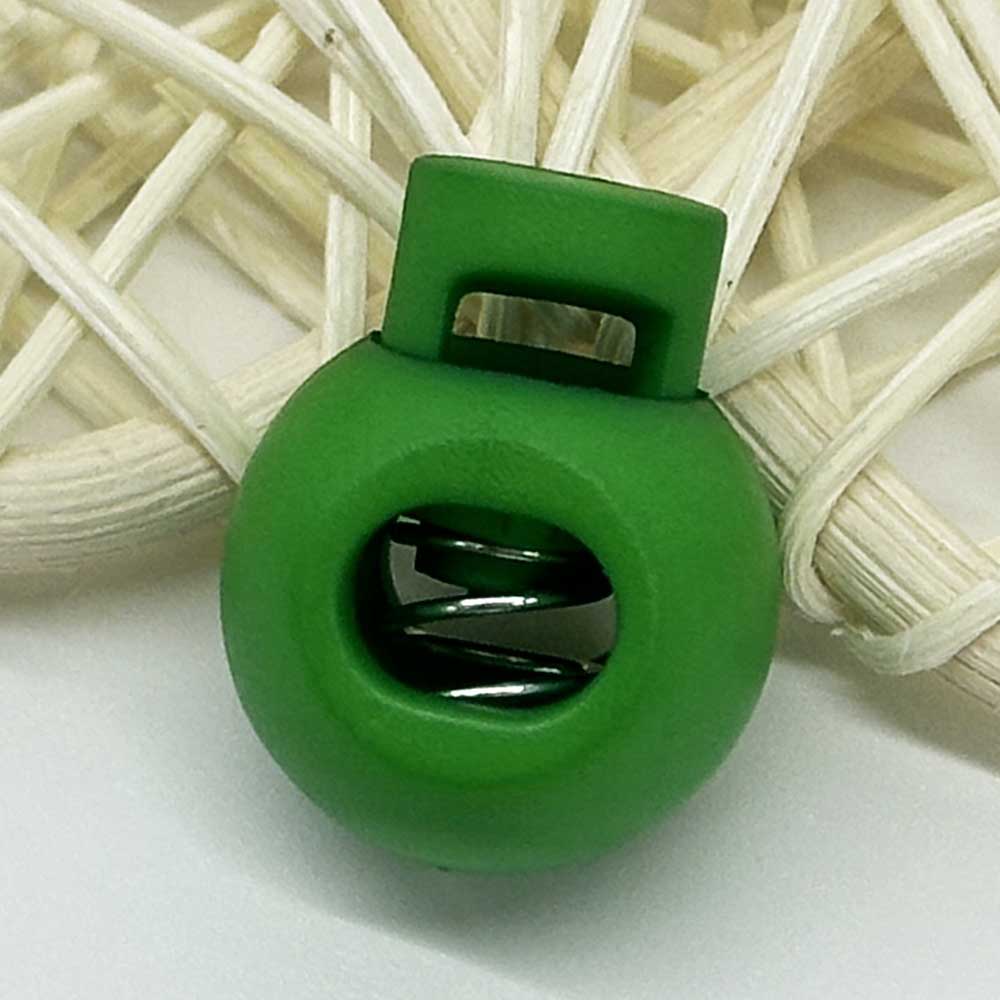 Fiasrel 10/50pcs MIxed Color Plastic Round Cord Locks Single Hole Toggle Spring Stopper for Paracord Elastic Shoelace Drawstring Bags Glove Clips