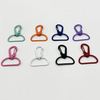 Fiasrel 10pcs Multicolor Alloy Spray Painted Spring Buckles for DIY Keyring Handmade Crafts Making