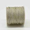 Fiasrel 0.8mm 1.0mm Golden Silver Polyester Braided Rope Cord Twisted Macrame String for DIY Crafts Home Textile Wedding Decorative SuppliesThread