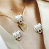 Fiasrel 20/50pcs Antique Alloy Pendant Clasp Bail Beads Loose Spacer Beads Connectors for DIY Necklace Bracelet Jewelry Making Supplies