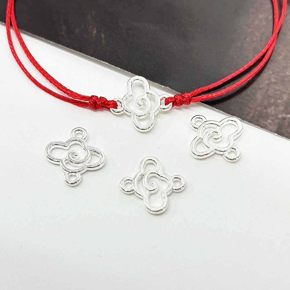 Fiasrel 20/50pcs Vintage Style Metal Cloud Pendant Charms Beads for DIY Necklace Bracelet Jewelry Making Accessories