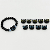 Fiasrel 10pcs Cute Kitten Beads Resin Cute Cat Pattern Beads for DIY Jewelry Making DIY Bracelet Necklace Accessories