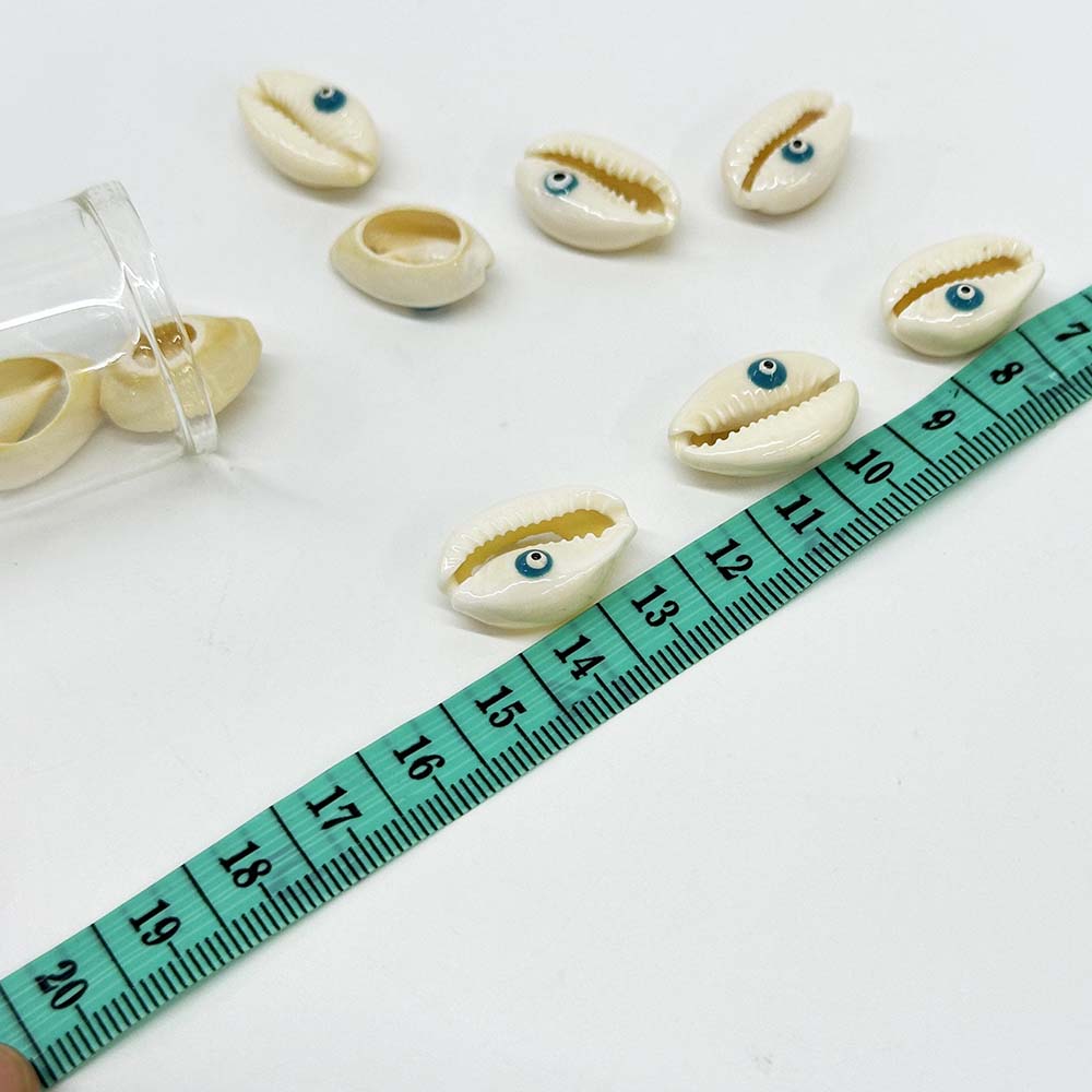 Fiasrel Natural Blue Eyes Seashel Beads