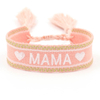 Fiasrel Ribbon Bracelet MAMA Friendship Woven Bracelet
