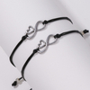 Fiasrel Mother's Day Bracelet Popular 2Pieces/Set Charm Couple Friendship Bracelet Hand-woven 