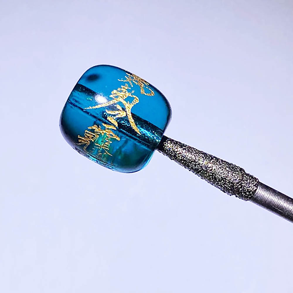 Fiasrel 2025 "Sui Sui Zhu" Engraved Beads | Year of the Snake Accessories | Loose Carved Beads for DIY Bracelets | "Yearly Blessings" Charms