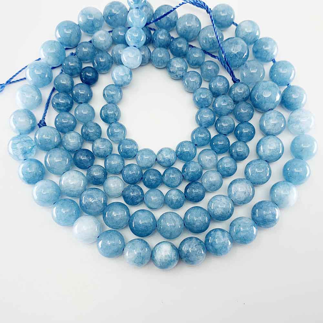 Fiasrel 1bundle High Quality 7A Loose Natural Stone Beads 4-12mm Stone Beads DIY Crystal Beads