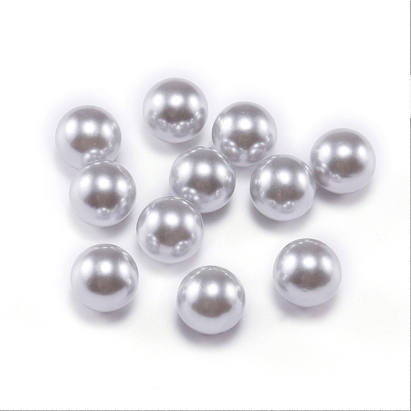 Fiasrel No Hole Imitation Pearl Beads Clothing Store Accessories Colorful ABS Pearl Beads