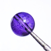 Fiasrel Amethyst Manjushri Mantra Beads | Loose Buddhist Prayer Beads | DIY Jewelry Supplies for Bracelet Making