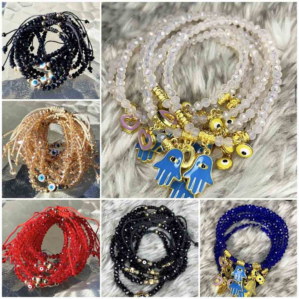 Fiasrel 1bundle 2/3/4/6/8mm Flat Wheel Beads DIY Jewelry Making Accessories Crystal Loose Beads in Transparent Standard Colors