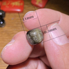 Fiasrel Golden Obsidian Auspicious Beads - Pixiu Totem Barrel Beads with Blessing Inscriptions Safe & Happy Jewelry Components
