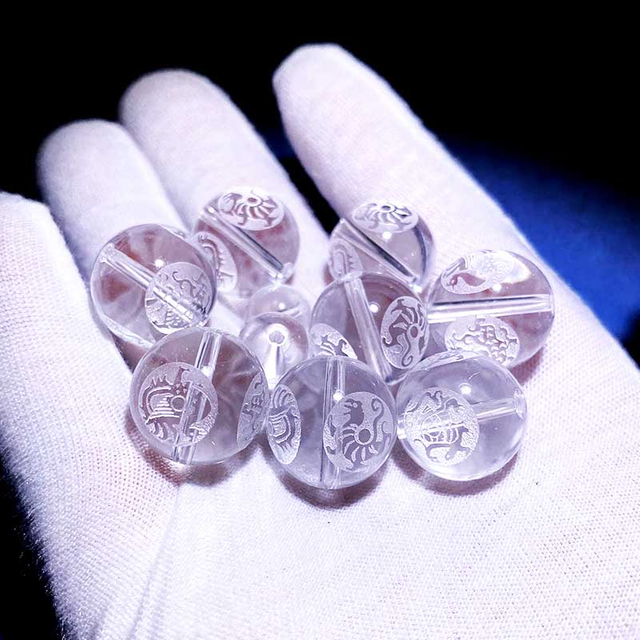 Fiasrel Four Divine Beasts Loose Beads - DIY Sacred Taoist Bracelet Components Azure Dragon, White Tiger, Vermilion Bird, Black Tortoise Spacer Beads