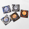 fiasrel 1bundle Solar System Bracelet Set - 8 Planet Gemstone Beads with Astronomical Charms 