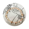 fiasrel 1bundle Japanese-style Glass Beads with Gold Sand DIY Crystal Round Beads for Jewelry Making