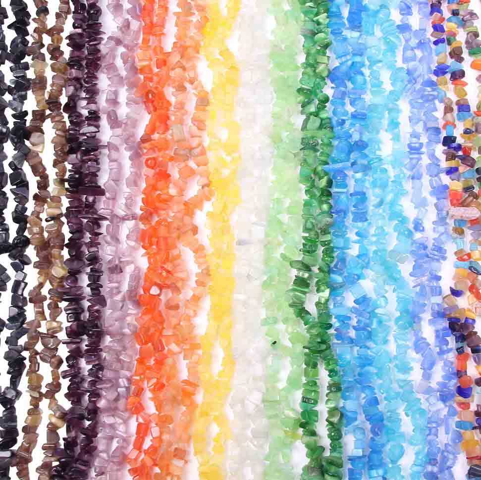 fiasrel 1bundle Natural seven-color diy beaded accessories