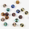fiasrel 1bundle New Collection Handcrafted Glazed Glass Beads Iridescent Pierced Loose Beads for DIY Jewelry & Bracelet Making