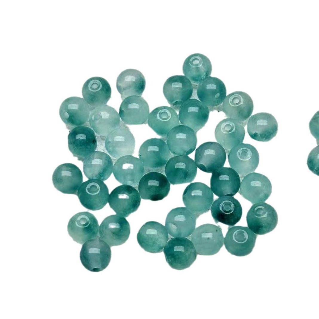 fiasrel 1bundle Ink-Patterned Agate Beads – Pumpkin & Gourd Abacus Beads for DIY Zen Jewelry, Bracelets & Pendants