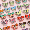 Fiasrel Hand-painted butterfly ceramic beads