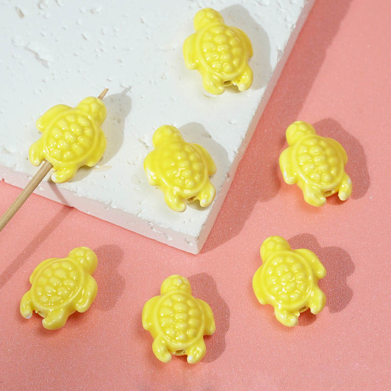 Fiasrel Ocean World Turtle Ceramic Beads