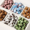 Fiasrel Cute hand-painted animal ceramic beads