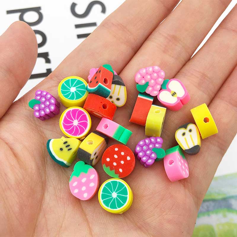 Fiasrel Mixed packaging of colored soft clay beads